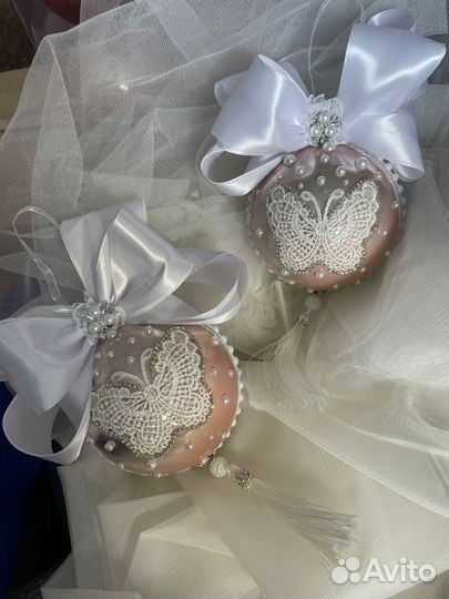 Шар елочный(пара) 10 см