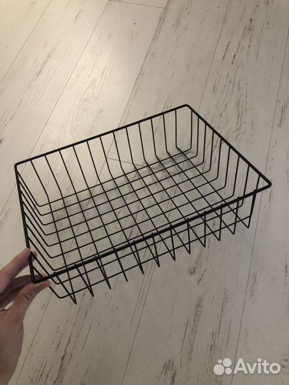 Корзина лофт металлическая декор