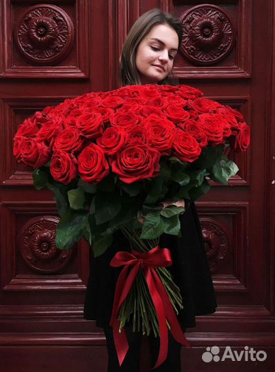 Высокие розы, букеты, цветы Доставка