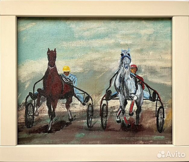 Картина живопись Всадники