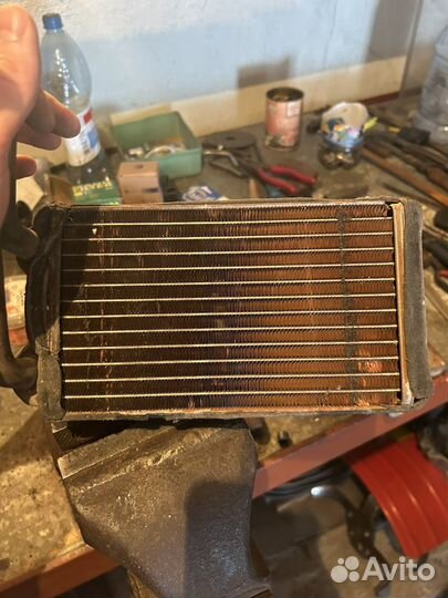 Радиатор печки медный. Honda Civic EJ