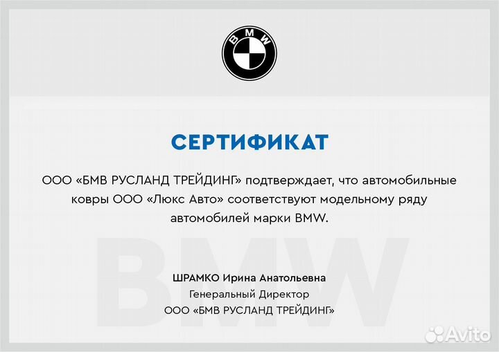 3D Коврики BMW X7 G07 2022 2021 2020 2019 Экокожа