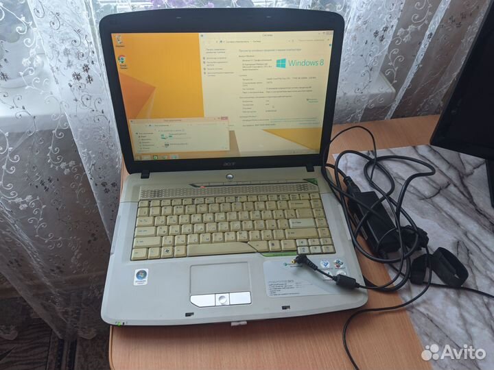 Ноутбук acer core2duo 3гб