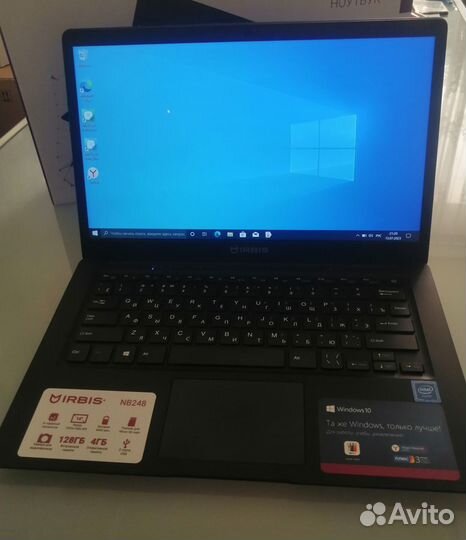 Ноутбук 14,1” irbis NB248 /SSD 128 + M2/ 4GB/ W10