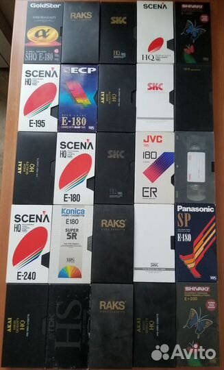 Видеокассеты с фильмами VHS