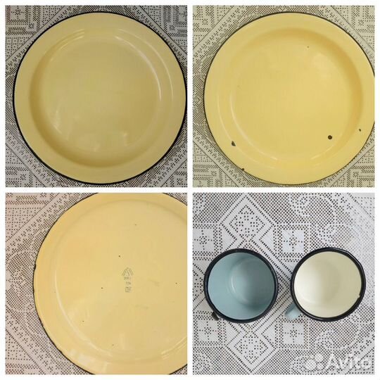 Посуда эмалированная винтаж СССР