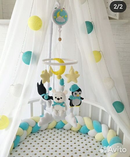 Детский музыкальный мобиль