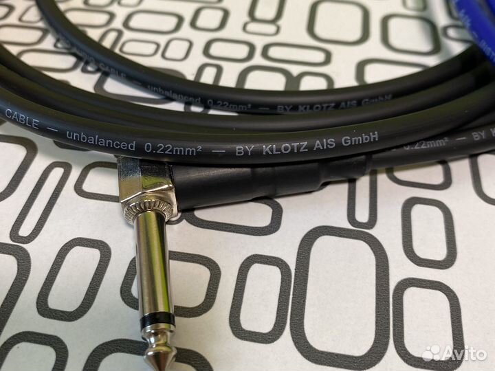 Инструментальный кабель klotz для гитары