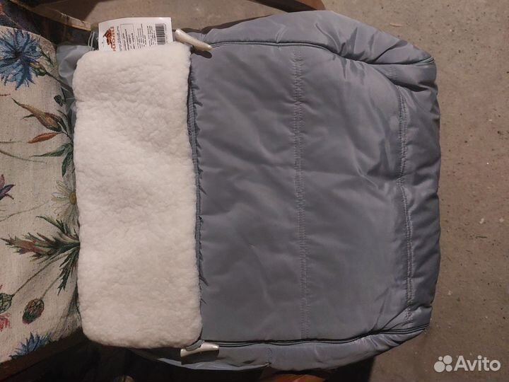 Зимний конверт на овчине новый