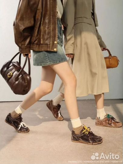 Кроссовки в стиле miu miu x New Balance