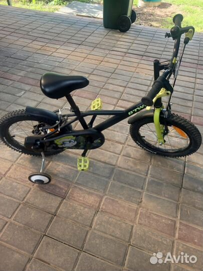 Детский велосипед 16 дюймов с доп колёсами