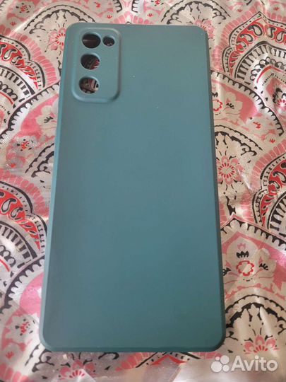 Чехол на samsung a 9 тёмно зелёный