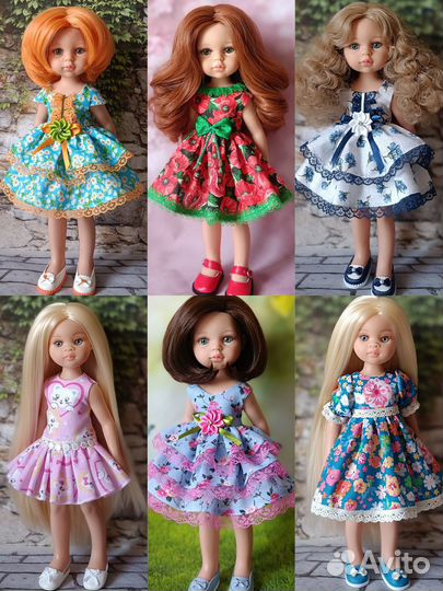 Платья на куклу Паола Рейна 32 см