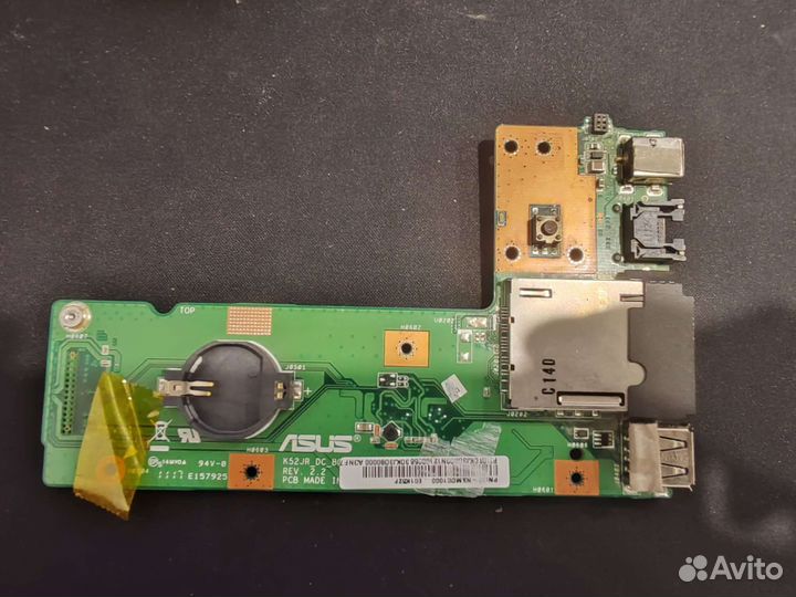 Доп плата питания для Asus A52 X52 K52 K52JR K52DR