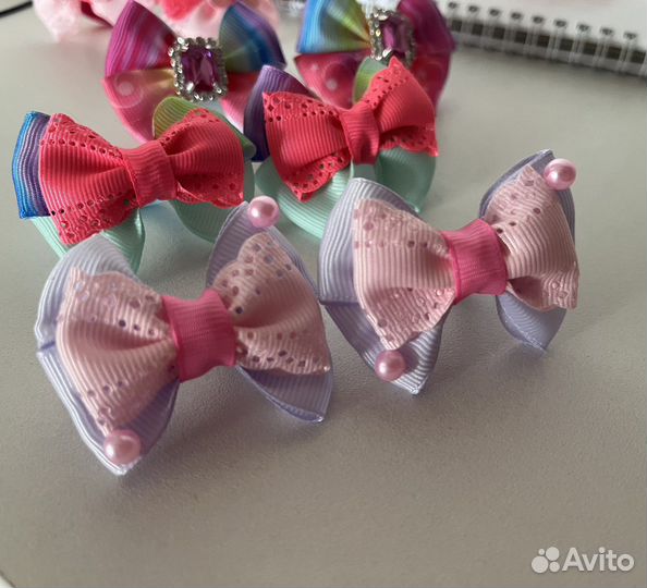 Резиночки для волос ручной работы