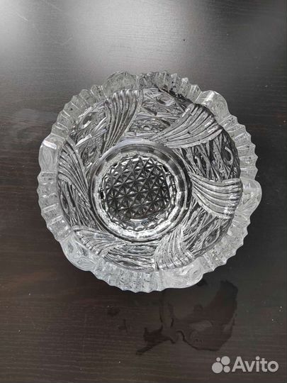 Ваза хрустальная для конфет