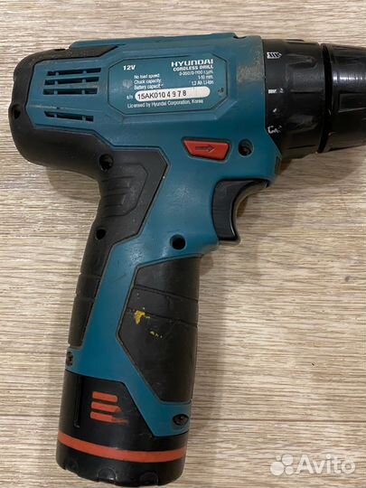 Шуруповерт hyundai a1210Li