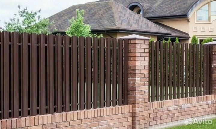 Забор металлический профессионально быстро