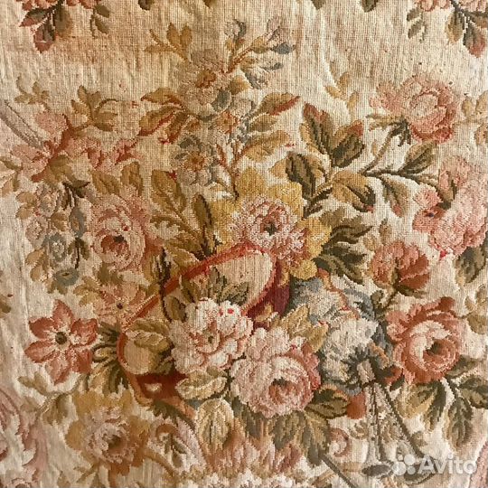 Античные французские гобелены для 2 кресел