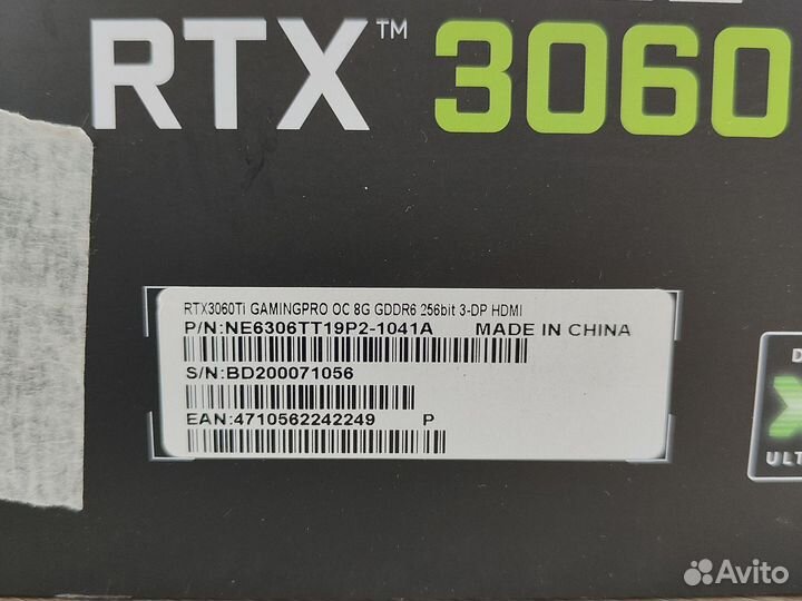 RTX 3060 Ti 8 Gb
