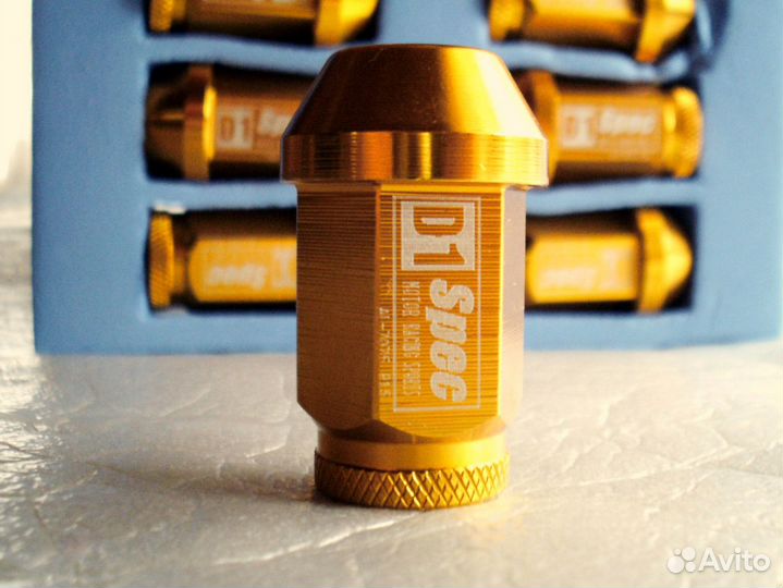 Гайки D1 Spec M12x1.25 (Золотой)