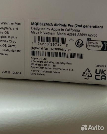 Apple airpods Pro 2nd generation