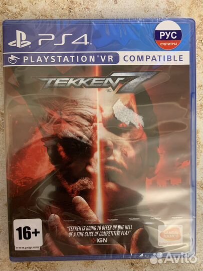 Игра для приставки Tekken7 новая