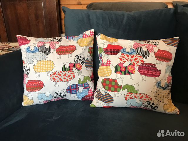 Подушки декоративные с овечками (новые)