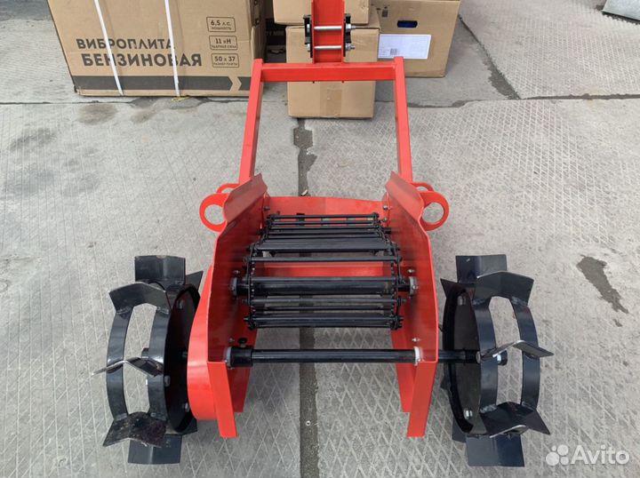 Картофелекопалка для мотоблока транспортерная