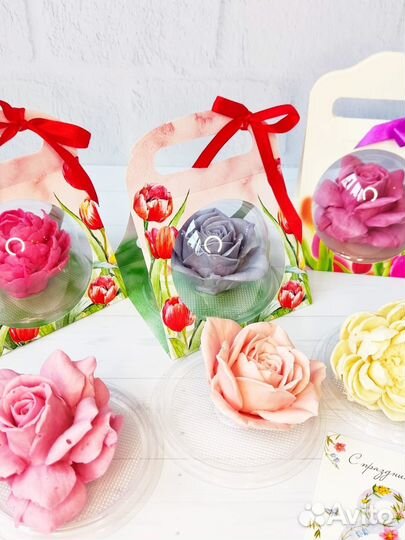 Зефирный букет. Зефирные цветы