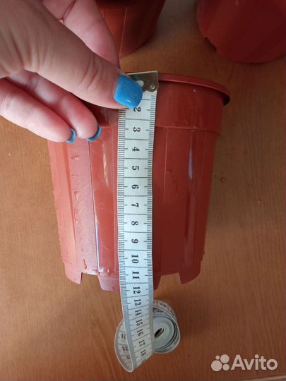 Горшки пластиковые бу для цветов