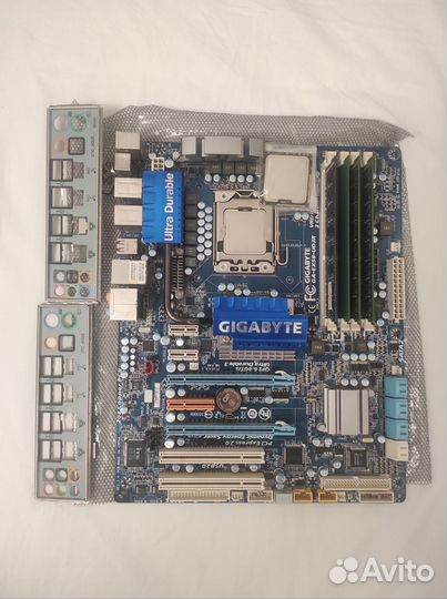 Мат. Плата gigabyte 1366 16gb i7 960