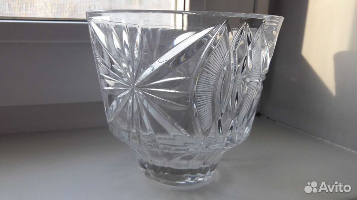 Хрусталь вазочка