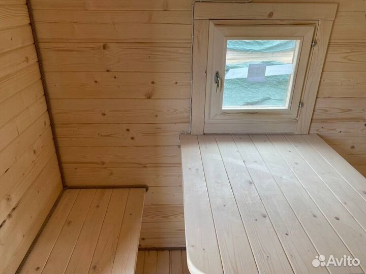 Баня Квадро на сваях