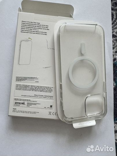 Прозрачный чехол на iPhone 13 pro max magSafe