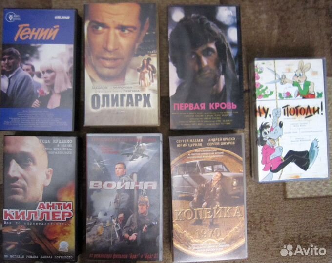 Более 1000 фильмов на VHS кассетах, Музыка, Футбол