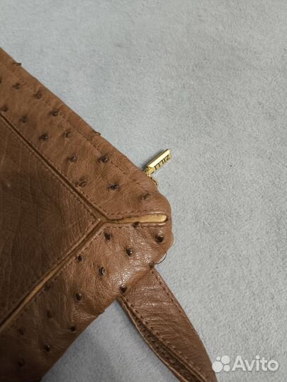 Zilli Страус Сумочка Кофр Мешочек Италия Оригинал