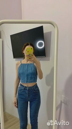 Джинсовый топ