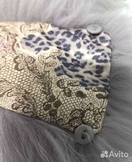 Меховой воротник песец