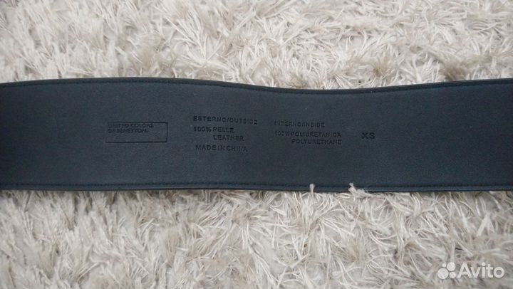 Ремень женский натуральная кожа Benetton