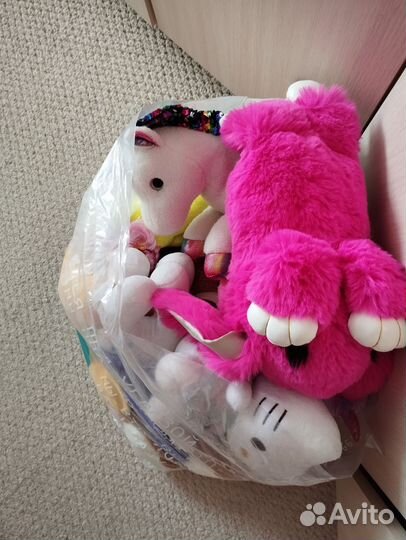 Мягкие игрушки пакетом
