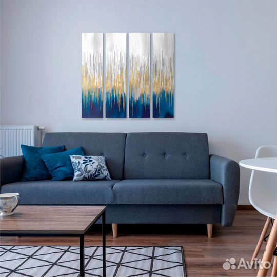 Картина модульная на холсте 