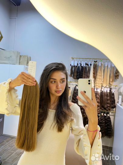 Детские волосы 50см