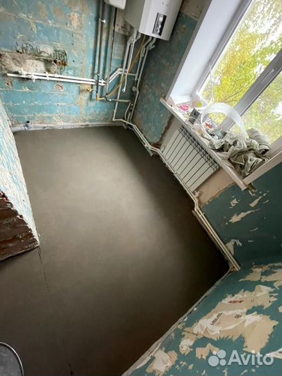 Стяжка пола. Механизированная стяжка пола