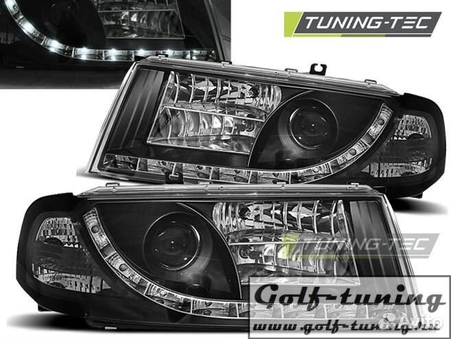 Skoda Octavia 00-10 Фары Devil eyes черные