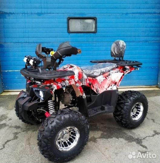 Детский квадроцикл Yamaha Aerox 125 красный