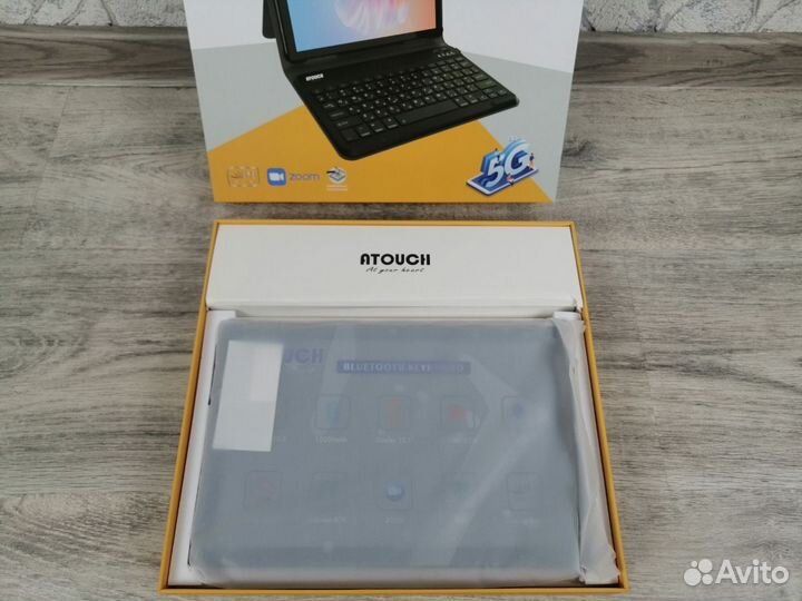 Планшет atouch X19pro/256gb/8gb/бесп-ная клав-тура