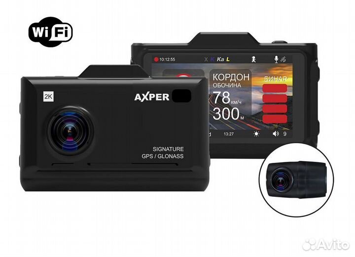Видеорегистратор+радар axper Combo hybrid WI