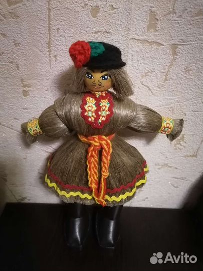 Кукла льняная 34см