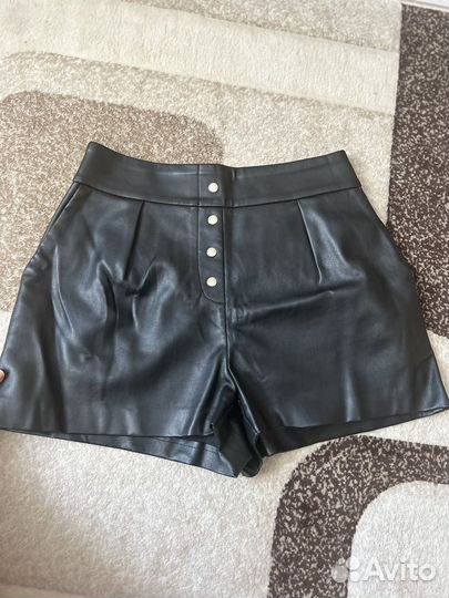 Шорты кожаные love republic